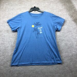 Life Is Good  short sleeve size XL. Front say Sand By Me